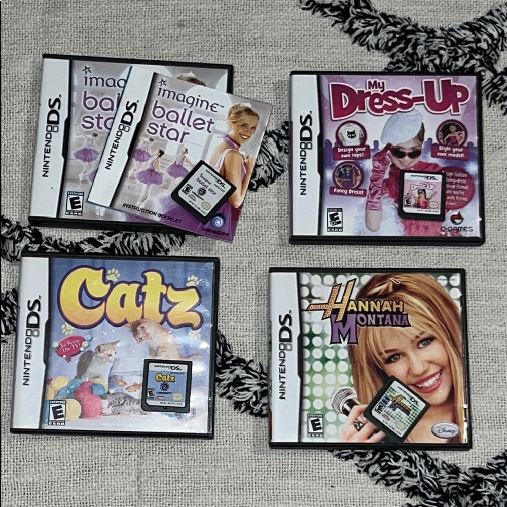 Nintendo DS Games ballet dress-up catz Hannah Montana - Picture 2 of 4